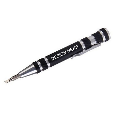 8" 1 Pocket Aluminum Tool Pen