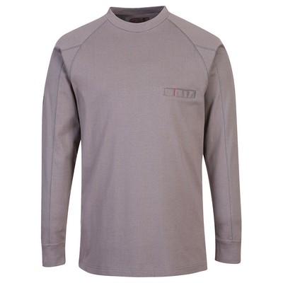 Portwest Men's Bizflame Knit FR Long Sleeve T-Shirt