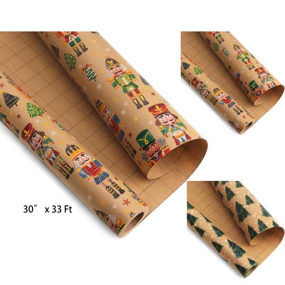 Kraft Pine Snow Wrap