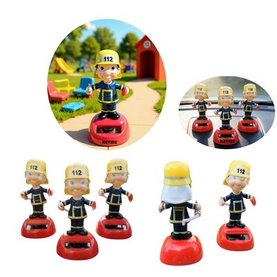 Worker Dashboard Solar Shaking Head Doll