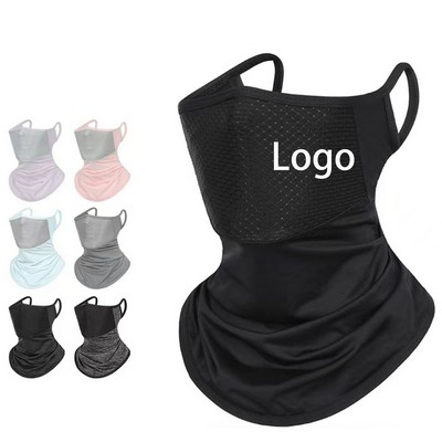Outdoor Riding Sunscreen Ice Silk Full-face Mask