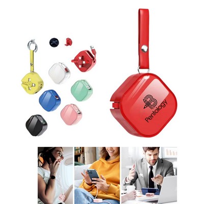 Retractable USB 3" 1 Charging Cable with Phone Stand