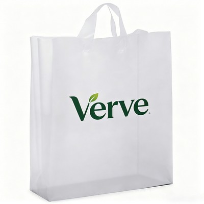 Customizable Clear HDPE Shopping Bag