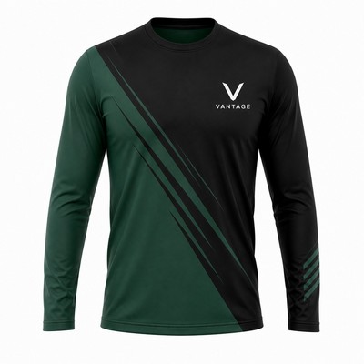 Sublimated Modal Long Sleeve T Shirt Economy Unisex