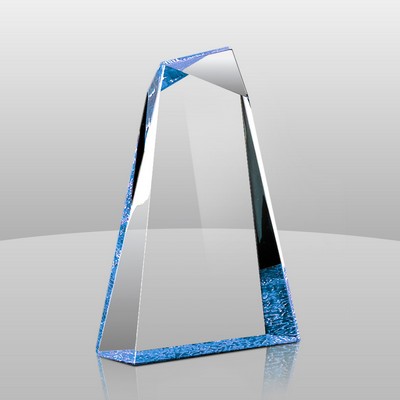 Color Etched Pinnacle Award III (11"x6"x1 1/4")