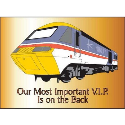 Modern Train Rectangle Photo Hand Mirror (2½"x3½")