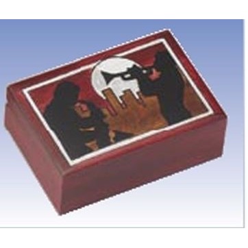 Jazz Band Wood Box (5 7/8"x3 7/8"x2")