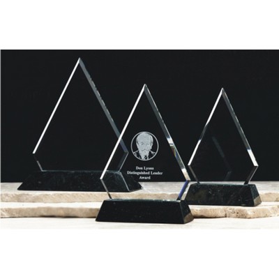 Jade Glass Diamond Award (9"x10")
