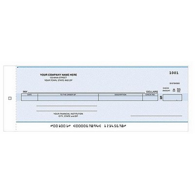 One-Write® General Disbursement Checks (1 Part)