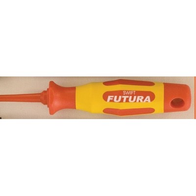 Red/Yellow Insulated (1000v) Slotted Screwdriver - 1/8"x3"