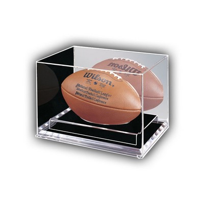 Football Case with Mirror Back and 1/4" Base