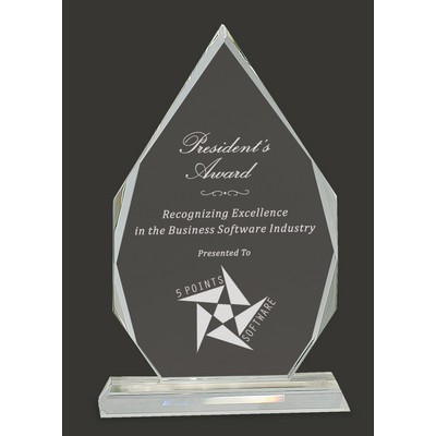 Performance Crystal Diamond Award M - 9'' H