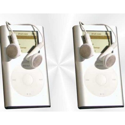 Mp3 Player Metal Photo Magnet (2 1/2"x2 1/2")