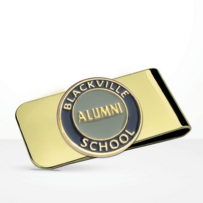 Money Clip with Soft Enamel Lapel Pin (Up to 1.5")