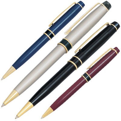 Solid Brass Construction Twist Action Ballpoint Pen