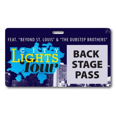 Over-Lam Badge Tag (2 1/2" x 4 1/2")