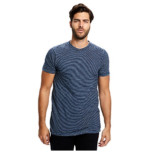Men's True Indigo Striped Crew Shirt
