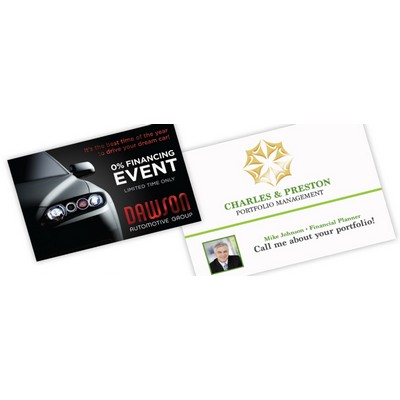Full Color 14 pt. C2S 2 Sided Postcards w/Standard Raised Foil Front (5"x 7")