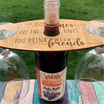 plywood Wine Cup Holder