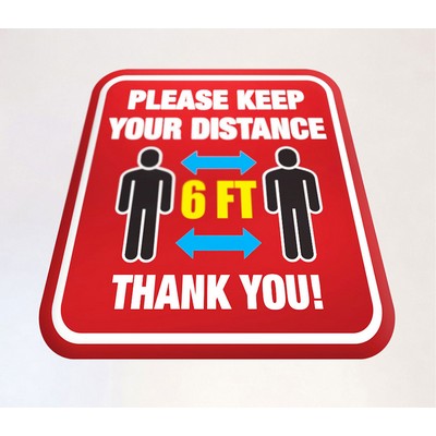 117-144 sq in Custom Full Color Carpet Decal