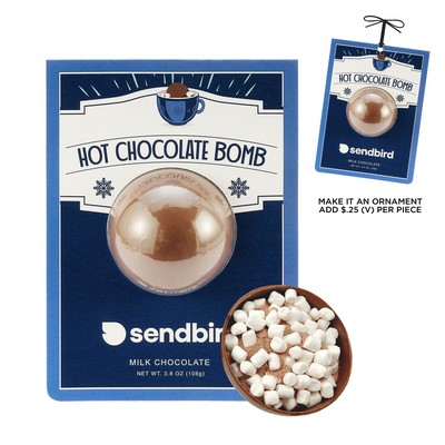 Mega Hot Chocolate Bomb Billboard Card - Milk Chocolate