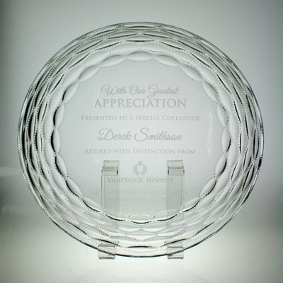 11" Award- Plate - Camellia