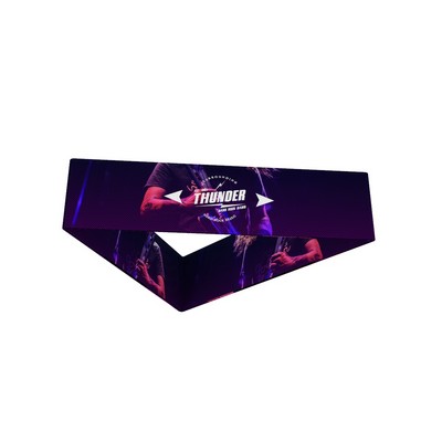 Triangle Premier Hanging Banner Double-Sided - 8'x2' - GRAPHIC ONLY