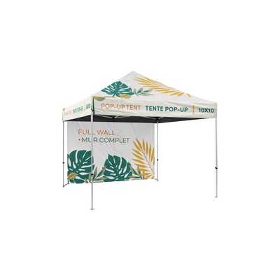 Pop-up Tent 10' printed wall