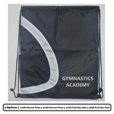Sublimation Multi-Panel Semi-Circle Design Polyester