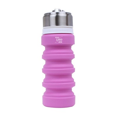 Collapsible Silicone Sports Bottle