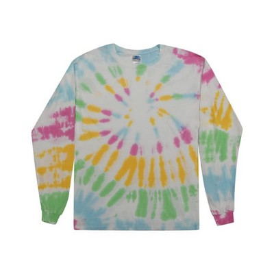 Tie-Dye 54 Oz, 100% Cotton Long-Sleeve Tie-Dyed T-Shirt