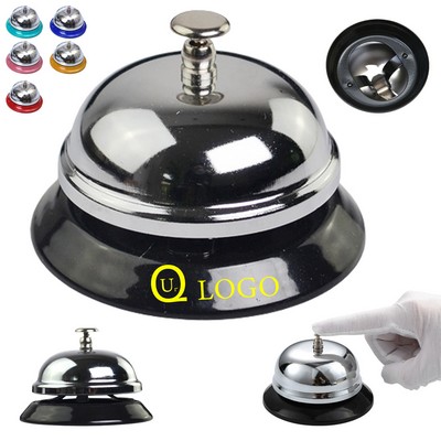 2.36" Diameter Metal Stainless Steel Table Bell