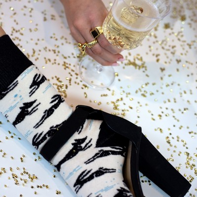 Dress Birthday Socks - Celebratory Footwear for Your Day - American Made