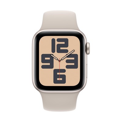 Apple Watch Se Gps 40Mm Starlight Aluminum Case W/ Starlight S/M Sport Band