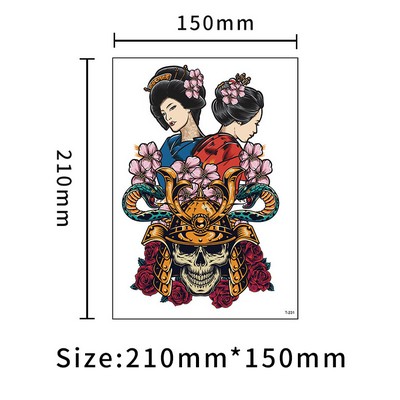 High-Grade Lotus Flower Temporary Tattoo Stickers
