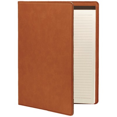 Leatherette Portfolio with Notepad