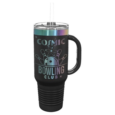 Polar Camel 40 oz. ION Plated Travel Mug w/Straw