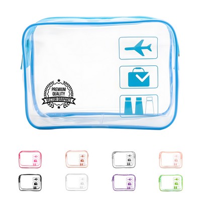 Transparent Travel Cosmetic Organizer