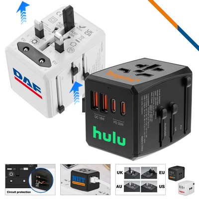 Jess 4 Ports Universal Adapter