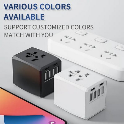 Travel Plug Adapter Worldwide for US EU UK AUS