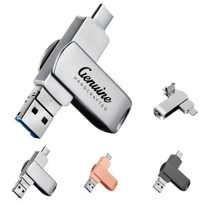 512 Gb 2" 1 Typec & Usb Flash Driver