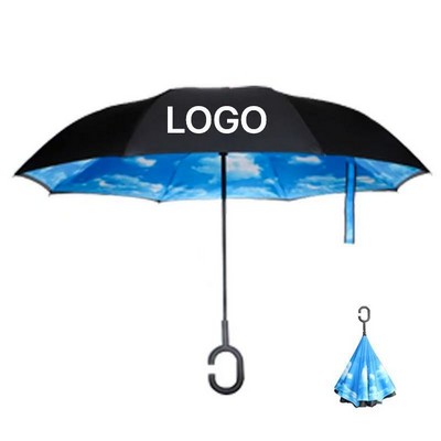 Inverted Reverse Upside Down Umbrella