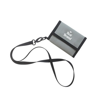 Portable Hanging Neck Wallet for Card Storage