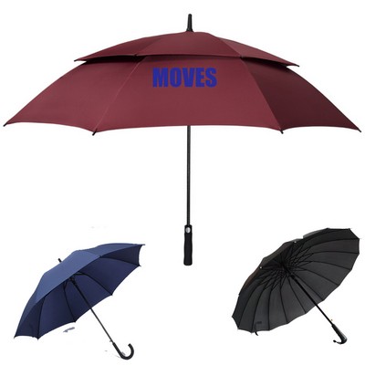 Vented Auto-Open Golf Umbrella