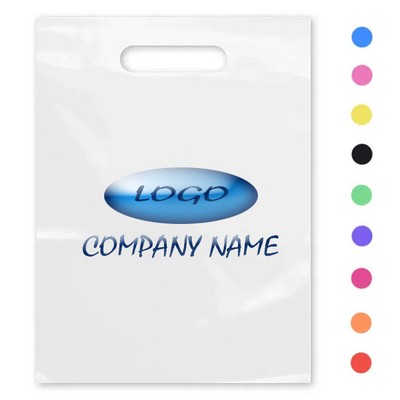Die Cut Handle Plastic Shopping Bags