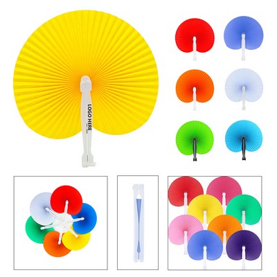 Vibrant Hand Fan (5.7" x 10.43")