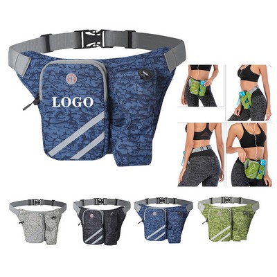 Water-Resistant Nylon Crossbody Sports Bag