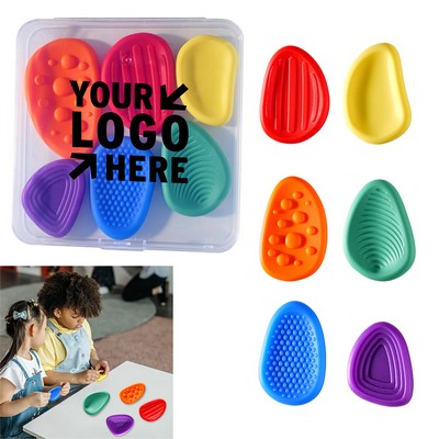 Silicone Sensory Stones Set for Anxiety & Stress Relief