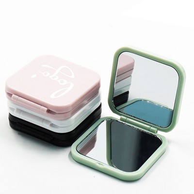 Compact Square Small Makeup Mirror
