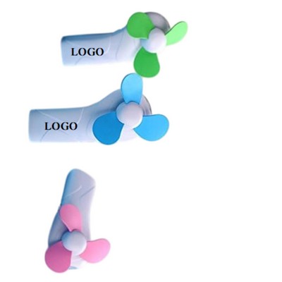 Compact Fan with Flashlight